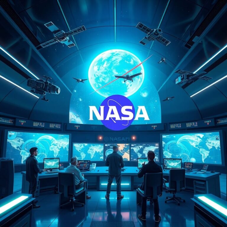 NASA space station with Ai emerging Technology