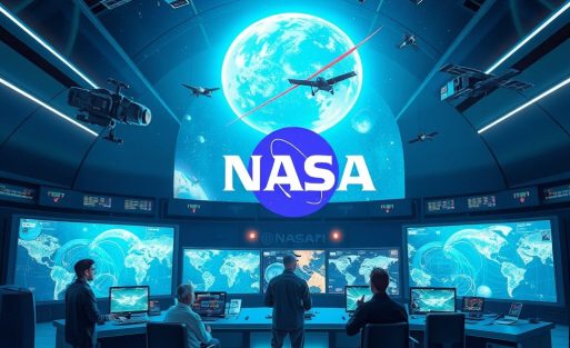 NASA space station with Ai emerging Technology